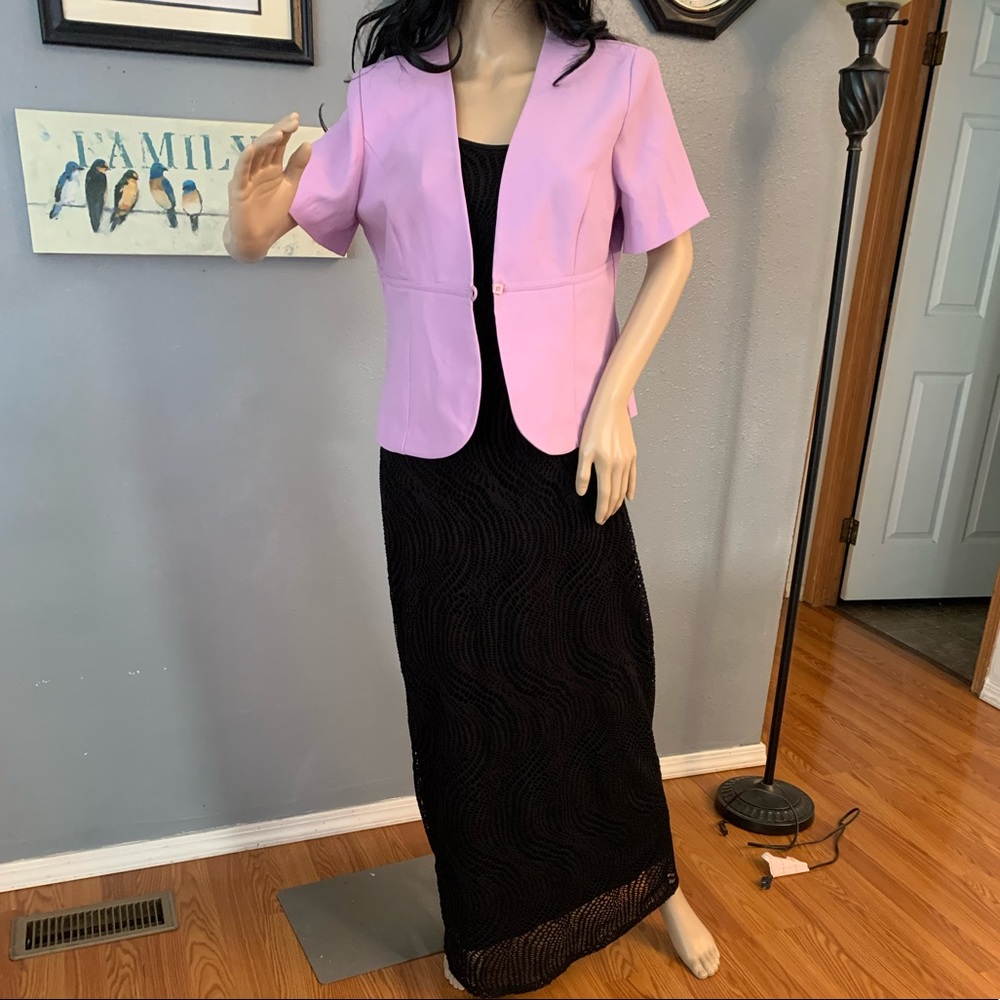 Dress & Purple Coat